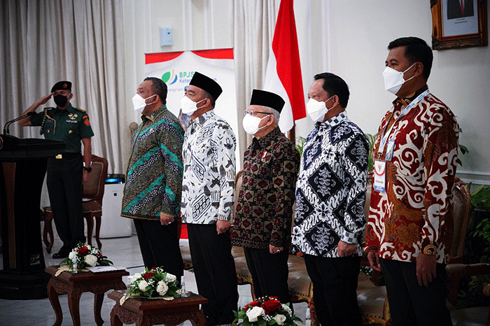 Penghargaan Jaminan Sosial Ketenagakerjaan (Paritrana Award) Tahun 2022, di Jakarta, Kamis (27/10/2022).