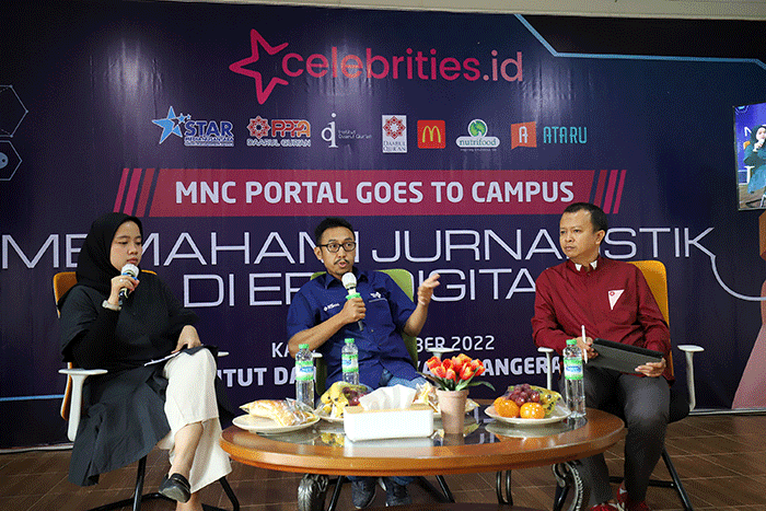 MNC Portal Goes to Campus  di Auditorium Institut Daarul Qur'an, Tangerang, Kamis (27/10/2022).