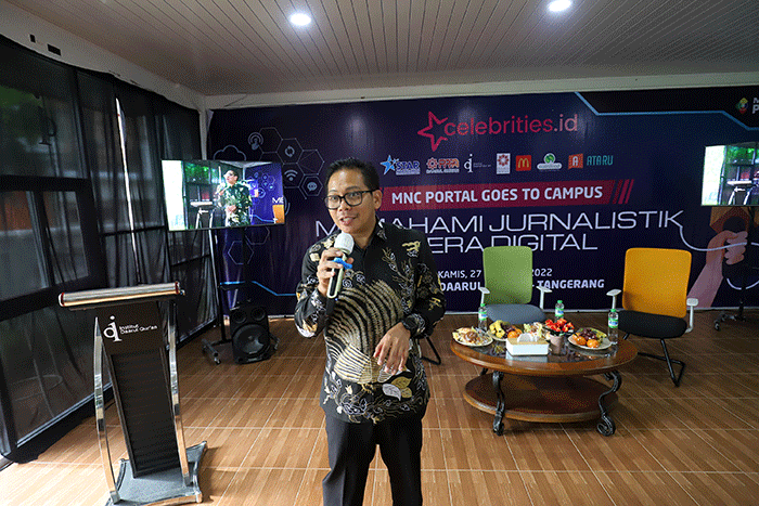 MNC Portal Goes to Campus  di Auditorium Institut Daarul Qur'an, Tangerang, Kamis (27/10/2022).