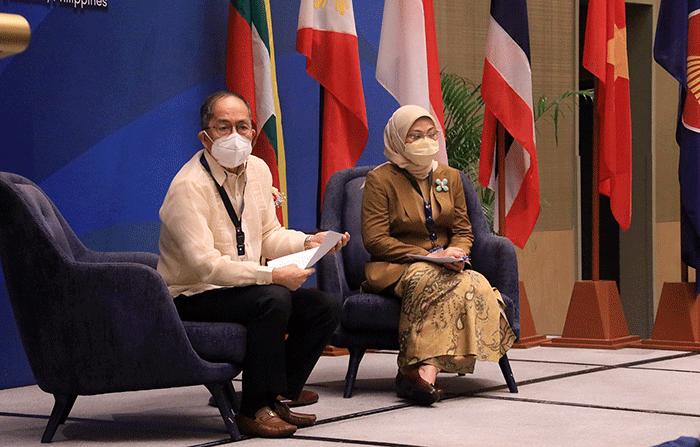 Pertemuan Menteri Tenaga Kerja ASEAN ke-27 (The 27th ASEAN Labour Ministers’ Meeting / The 27th ALMM) di Manila Filipina, Jumat (28/10/2022).