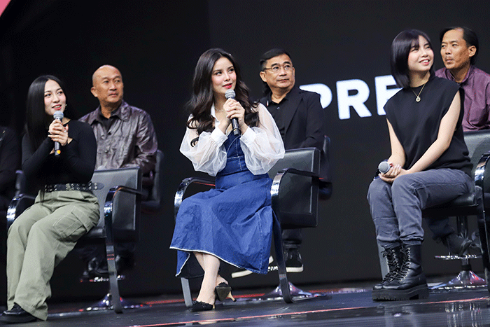 Konferensi pers TikTok For You Stage di Studio RCTI+, Kebon Jeruk, Jakarta Barat, Jumat (28/10/2022).