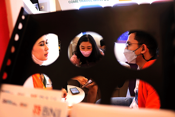 Gelaran FinExpo 2022 di Jakarta, Sabtu (29/10/2022).