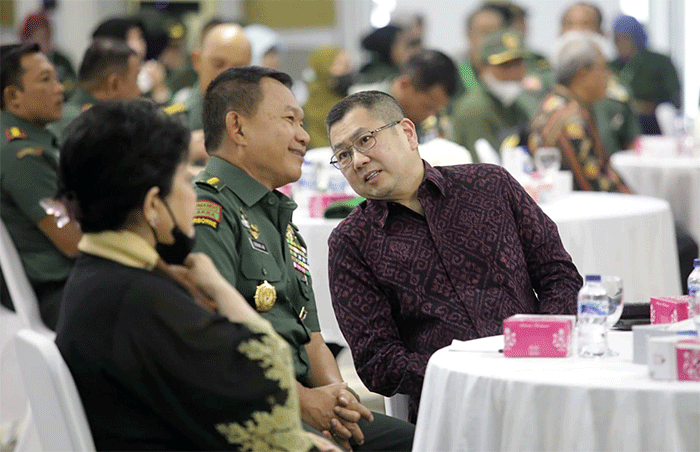Workshop TNI AD Bersama Pemerintah Dalam Mengembangkan Ekonomi UMKM di Era Digital, di Buperta Cibubur, Jakarta Timur, Sabtu (29/10/2022).