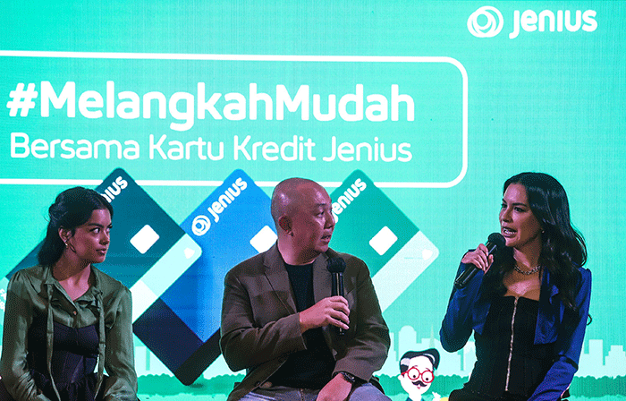 Peluncuran Kartu Kredit Jenius Visa di Jakarta, Jumat (28/10/2022).