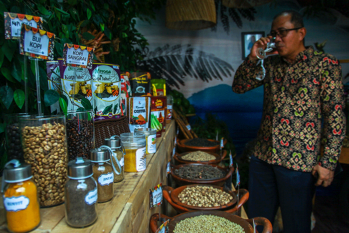 Festival Rempah di halaman Palembang Trade Center, Sabtu (29/10/2022).