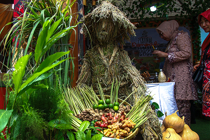 Festival Rempah di halaman Palembang Trade Center, Sabtu (29/10/2022).