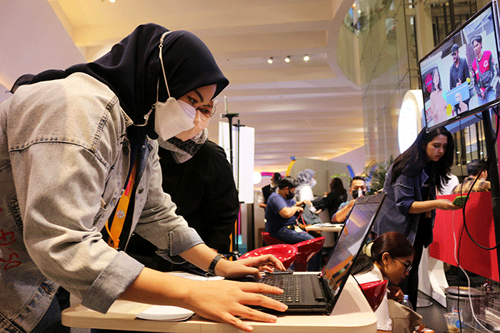 Bulan Inklusi Keuangan yang digelar di Mall Central Park Jakarta, Sabtu (29/10/2022).