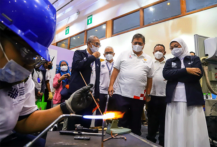 Festival Vokasi dan Job Fair 2022 di Jakarta Convention Center (JCC), Minggu (30/10/2022).