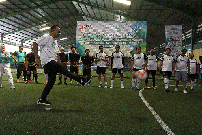 Turnamen Futsal Mitratel Cup 2022 di Jakarta, Minggu (30/10/2022).