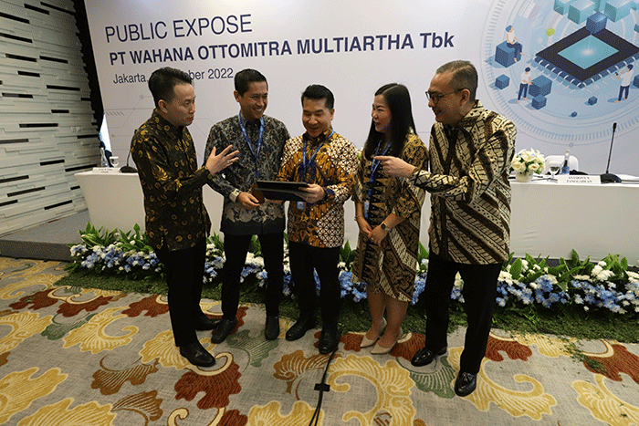Public Expose Wom Finance di Jakarta, Senin (31/10/2022).