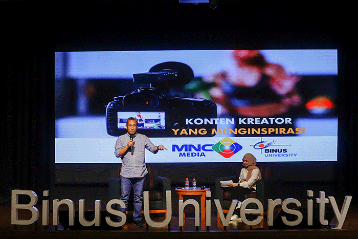 Seminar umum dengan tema Menjadi Content Creator yang Cerdas, yang merupakan salah satu rangkaian kegiatan HUT MNC Media (RCTI, MNCTV, GTV).