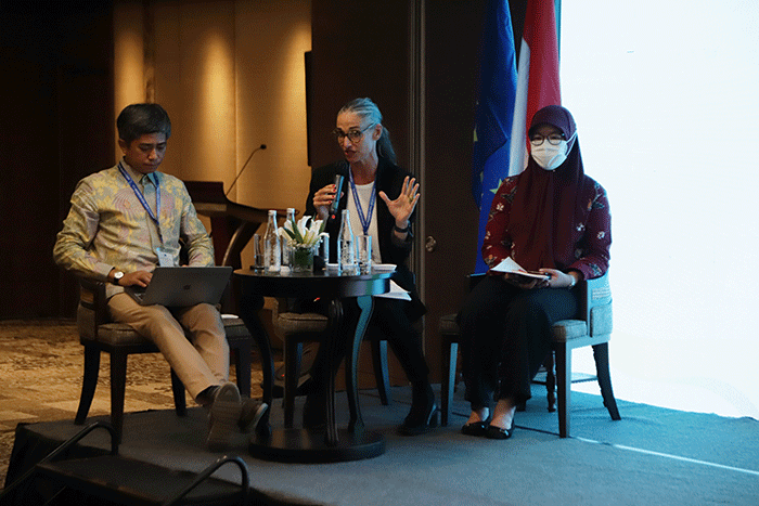 Diskusi civil society forum promoting an enabling environment for CSOs in Indonesia di Jakarta, Selasa (1/11/2022).