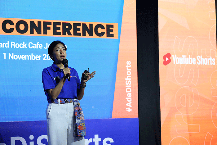 Peluncuran program Unlimited YouTube Shorts di Jakarta, Selasa (1/11/2022).