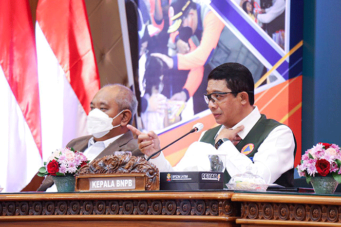 Pelatihan kepemimpinan dalam penanggulangan bencana bagi pemerintah daerah dan ketua DPRD kabupaten/kota se-Provinsi Jawa Timur.