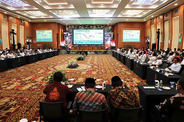 Pelatihan kepemimpinan dalam penanggulangan bencana bagi pemerintah daerah dan ketua DPRD kabupaten/kota se-Provinsi Jawa Timur.