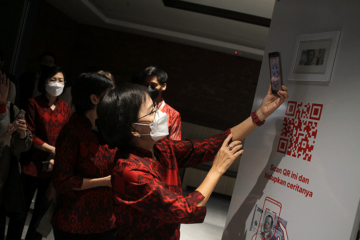 Peresmian Galeri Perempuan Hebat di Gedung Sarinah Thamrin, Jakarta, Kamis (3/11/2022).