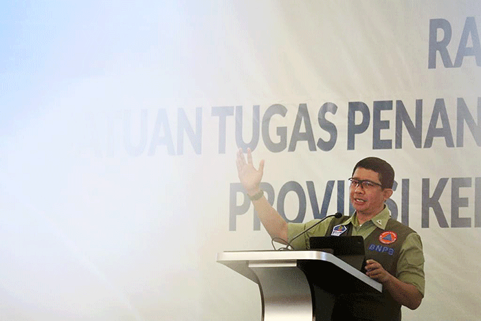 Rapat koordinasi yang dilakukan antara BNPB dengan jajaran Pemerintah Provinsi Kepri di Tanjung Pinang, Kamis (3/11/2022).
