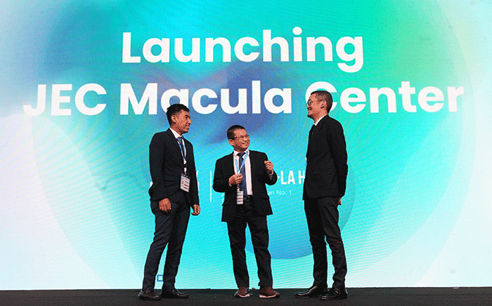 Peluncuran layanan terbaru, JEC Macula Center, di Jakarta, Sabtu (5/11/2022).