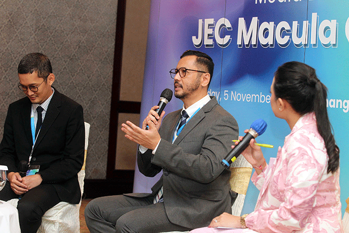 Peluncuran layanan terbaru, JEC Macula Center, di Jakarta, Sabtu (5/11/2022).