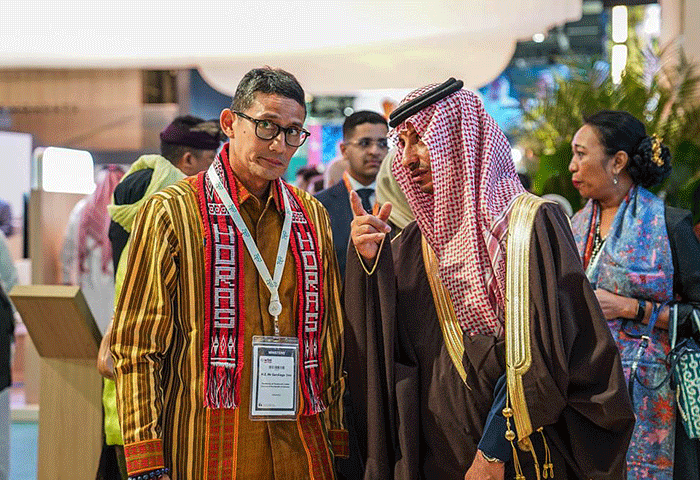 Menparekraf Sandiaga Salahuddin Uno menghadiri bursa pariwisata terbesar di dunia, World Travel Market (WTM) 2022 di London, Senin (7/11/2022).