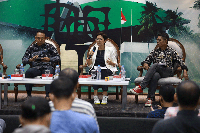 Diskusi Dialektika Demokrasi di Nusantara III, Kompleks Parlemen MPR/DPR-DPD, Senayan, Jakarta, Kamis (10/11/2022).