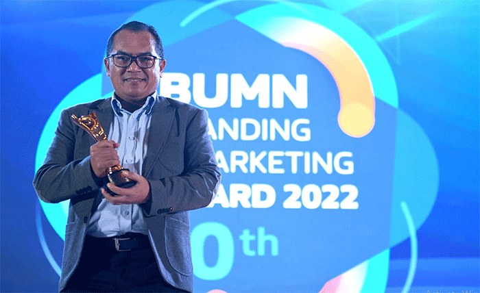 Ajang BUMN Branding & Marketing Award 2022 di Jakarta.