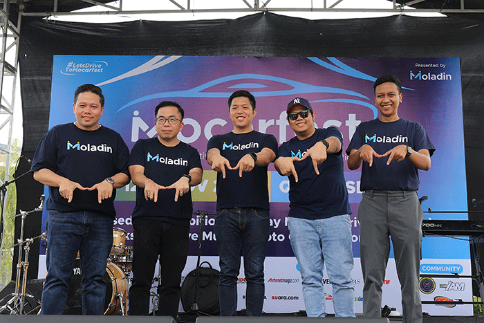 Moladin Car Festival (Mocarfest) 2022 di QBIG BSD City, Tangerang, Sabtu (12/11/2022).