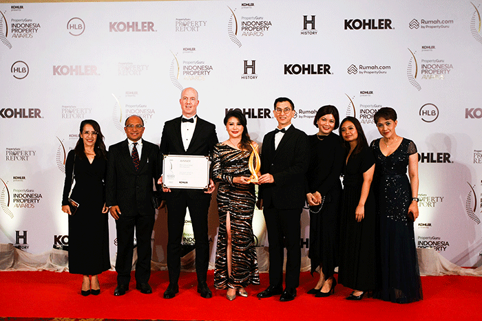 Penghargaan Indonesia Property Award 2022 di The Ritz Carlton Jakarta, Jumat (11/11/2022) malam.