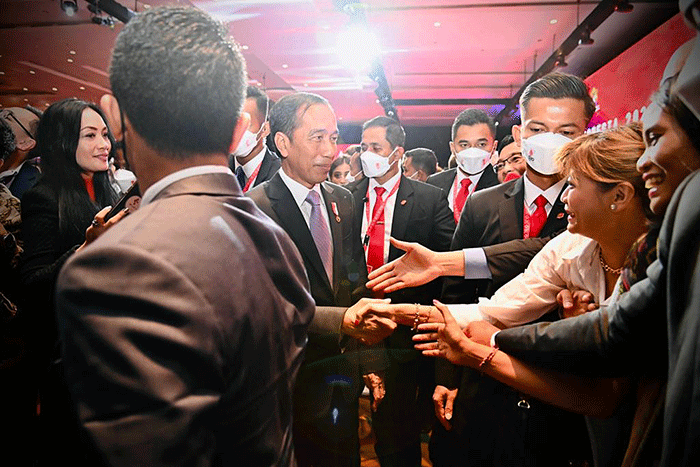 Presiden Joko Widodo menyampaikan sejumlah strategi besar dalam B20 Summit tahun 2022, yang digelar di Bali Nusa Dua Convention Center (BNDCC).