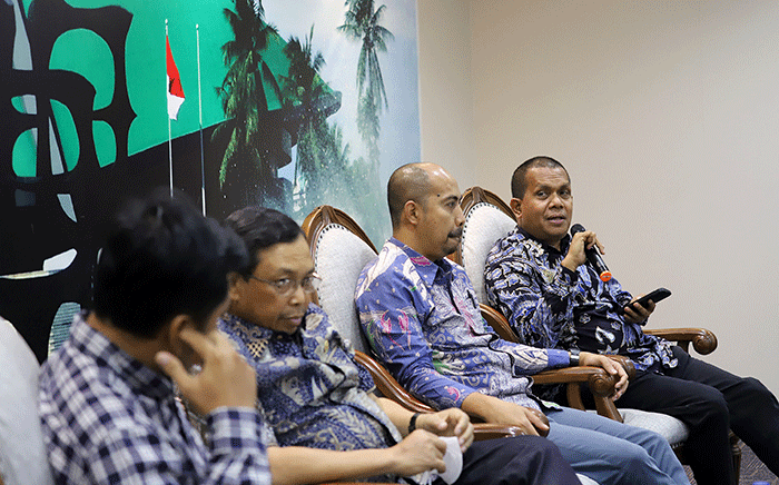 Diskusi Forum Legislasi di Kompleks Parlemen, Senayan, Jakarta, Selasa (15/11/2022).