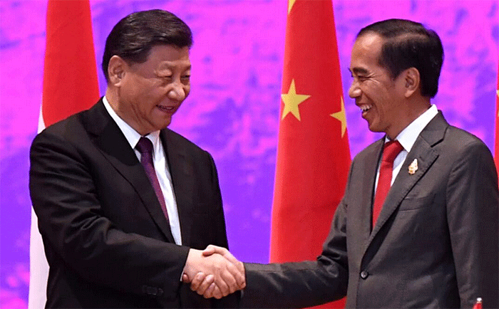 Presiden Joko Widodo melakukan pertemuan bilateral dengan Presiden Republik Rakyat Tiongkok (RRT) Xi Jinping di Hotel Apurva Kempinski Bali, Rabu (16/11/2022).