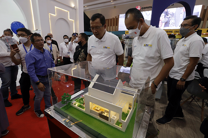 Pembukaan Indonesia Properti Expo (IPEX) 2022 di Jakarta, Sabtu (19/11/2022).