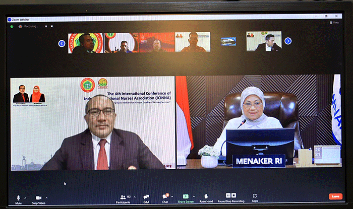 Menaker Ida Fauziyah mengatakan, pemenuhan hak-hak kesejahteraan perawat tersebut sebagai bentuk kepedulian dari pemerintah.