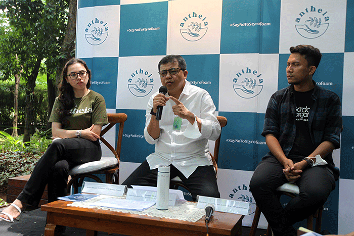 Talkshow Kampanye Say No To Styrofoam di Arborea Cafe, Jakarta.