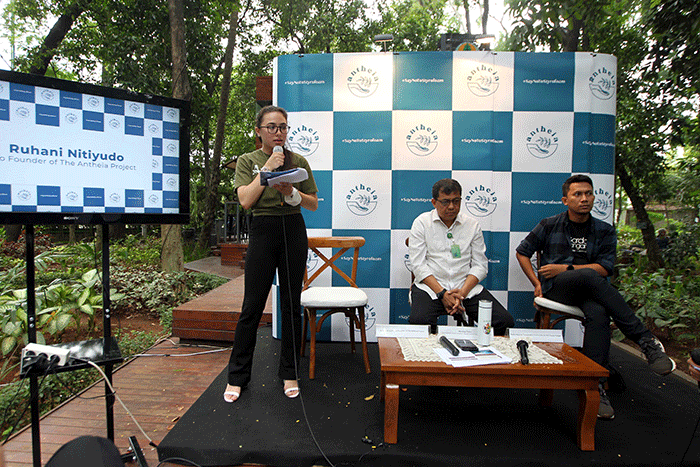 Talkshow Kampanye Say No To Styrofoam di Arborea Cafe, Jakarta.