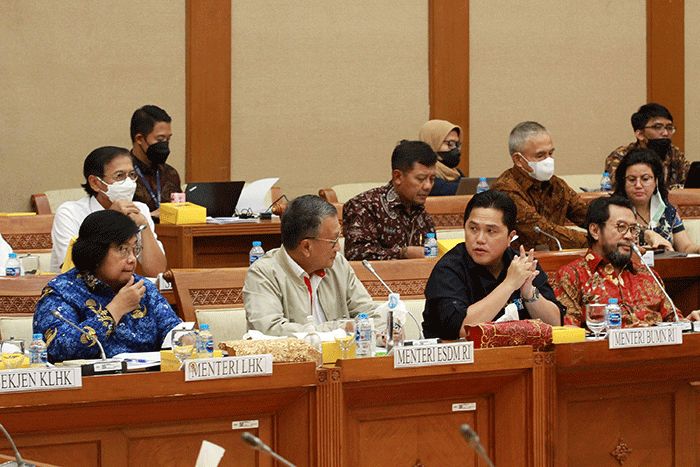 Rapat Rapat Kerja Komisi VII DPR RI di Jakarta, Selasa (29/11/2022).