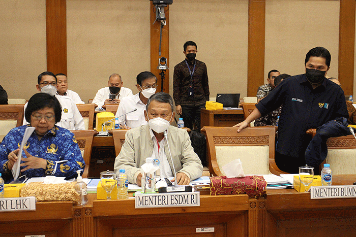 Rapat Rapat Kerja Komisi VII DPR RI di Jakarta, Selasa (29/11/2022).