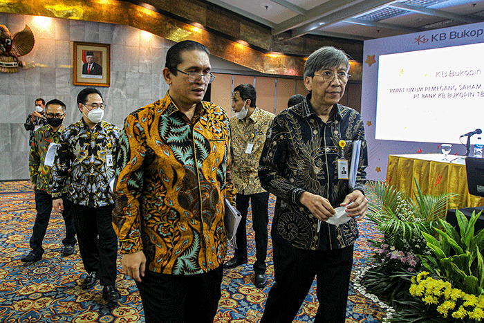 RUPS Luar Biasa di Kantor Pusat Bank KB Bukopin, Jakarta, Rabu (30/11/2022).