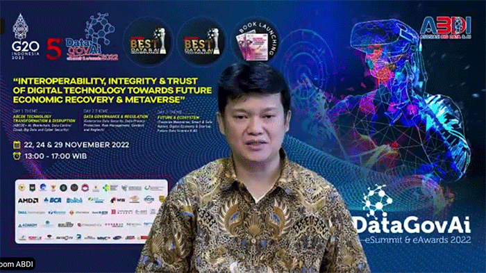 Acara day 3: Future & Ecosystems (Towards Metaverse, Smart & Safe Nation, Digital Economy & Startup, Future Data Science &AI) secara virtual.