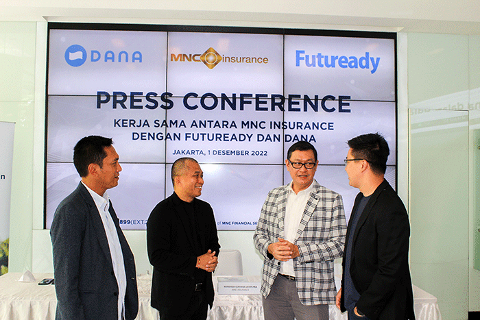 MNC Insurance resmi bekerja sama dengan aplikasi dompet digital DANA untuk menyediakan asuransi gadget yang dijembatani oleh Futuready sebagai broker asuransi.