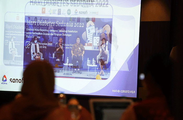 Konferensi pers bertajuk “Lindungi Masa Depanmu – Integrasi Teknologi Kesehatan untuk Optimalkan Edukasi dan Program Dukungan Pasien Diabetes” di Jakarta.