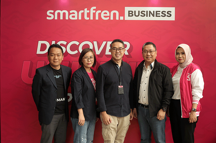Smartfren paparkan komitmen dan strategi Smartfren Business di Jakarta, Rabu (30/11/2022).