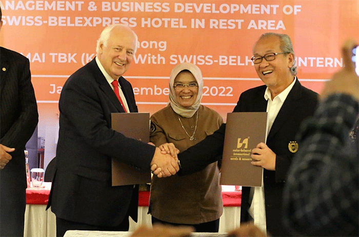 PT Puri Sentul Permai Tbk melakukan Memorandum of Understanding (MoU) dengan Swiss Belhotel International.