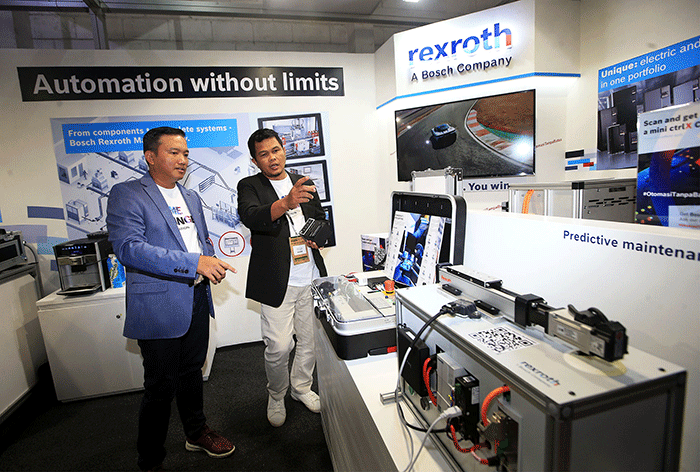 Pameran Manufacturing Indonesia 2022, di JIExpo Kemayoran, Jakarta, Kamis (1/12/2022).