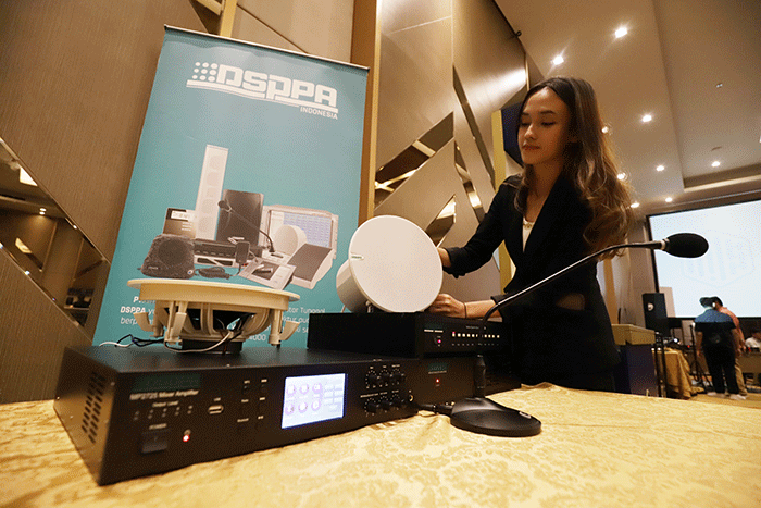 Teknologi baru produk PA System (Public Address System) dengan tema The Evolution of PA System di Jakarta, Kamis (2/12/2022).