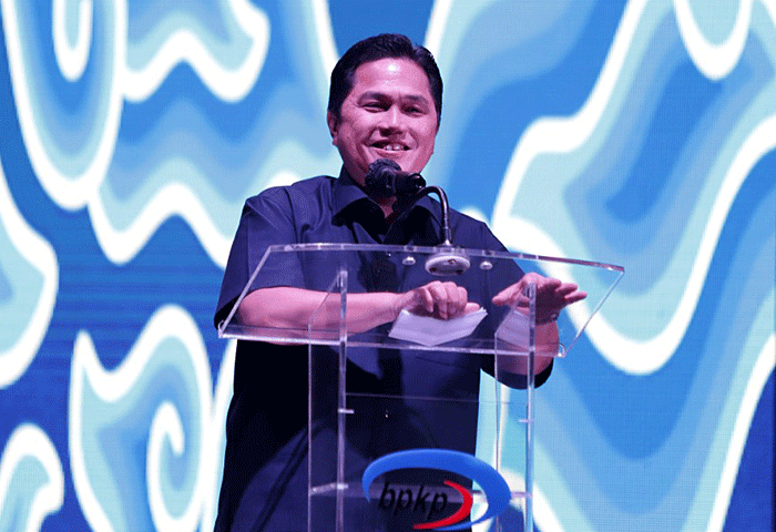 Menteri Badan Usaha Milik Negara (BUMN) Erick Thohir dan Menteri Sekretaris Negara Pratikno mengapresiasi kinerja Badan Pengawasan Keuangan dan Pembangunan.