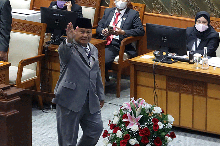 Rapat Paripurna DPR ke-11 masa persidangan II tahun 2022-2023 di Kompleks Parlemen, Senayan, Jakarta, Selasa (6/12/2022).