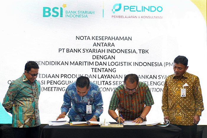 Grand Launching BSI KCP Jakarta Pelindo Tower di Jakarta, Rabu (7/12/2022).