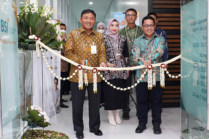 Grand Launching BSI KCP Jakarta Pelindo Tower di Jakarta, Rabu (7/12/2022).