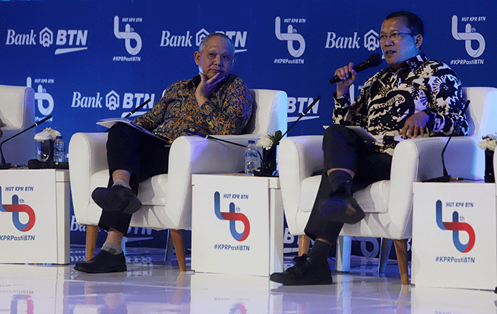 Seminar Economic & Property Outlook 2023 dengan tema “Tantangan Penyediaan Rumah Rakyat Ditengah Ketidakpastian Ekonomi Global” di Jakarta, Rabu (7/12/2022).